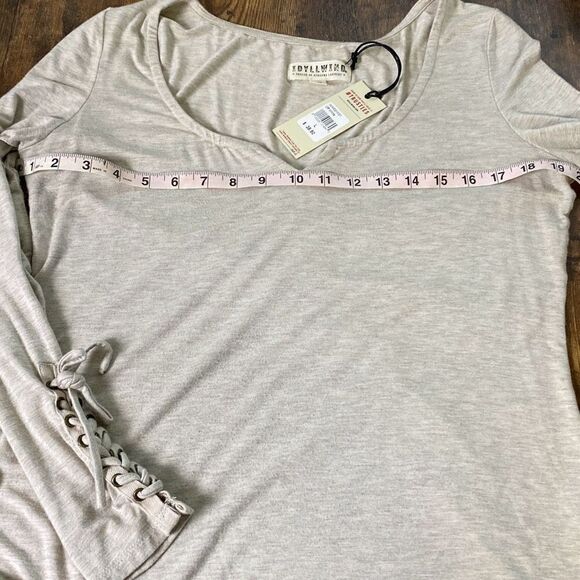 NWT Idyllwind Miranda Lambert corset tie wrist long sleeve trusties shirt L - Picture 6 of 6